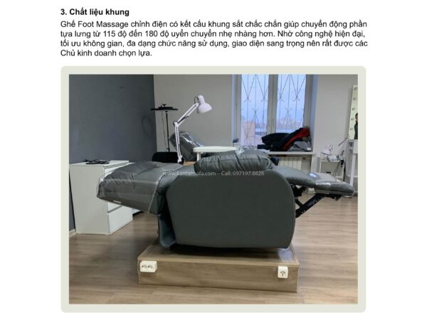 Ghế Foot Massage Chỉnh Điện  Kantan FD18 - Hình ảnh 13