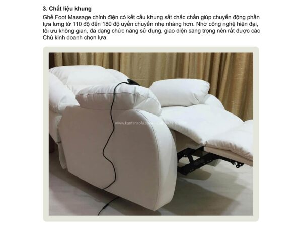 Ghế Foot Massage Chỉnh Điện  Kantan FD19 - Hình ảnh 13